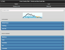 Tablet Screenshot of crosscountryskier.com.au